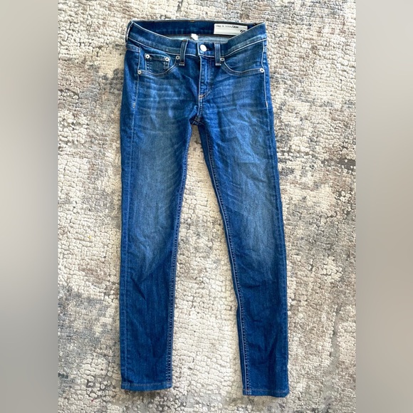 Rag and Bone Blue Denim Skinny Jeans size 25 - Picture 2 of 4